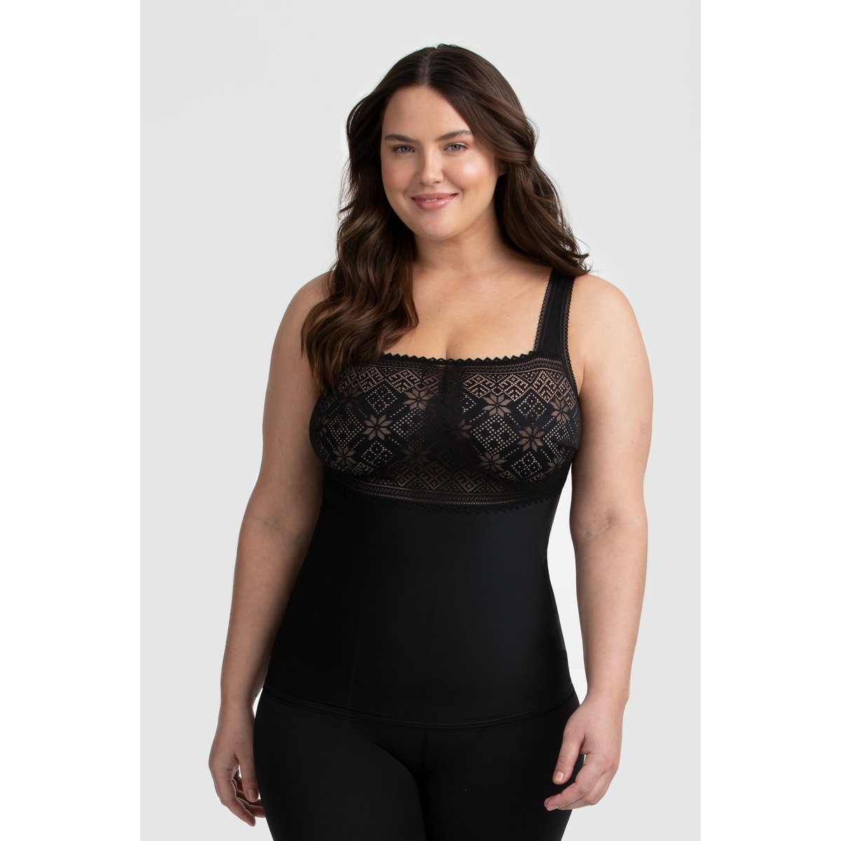 Le caraco COOL SENSATION LACE noir, MISS MARY OF SWEDEN