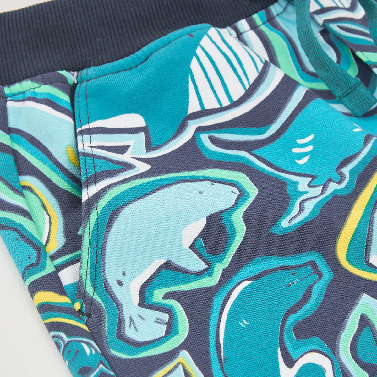 Short garçon imprimés requin multicolore, BOBOLI