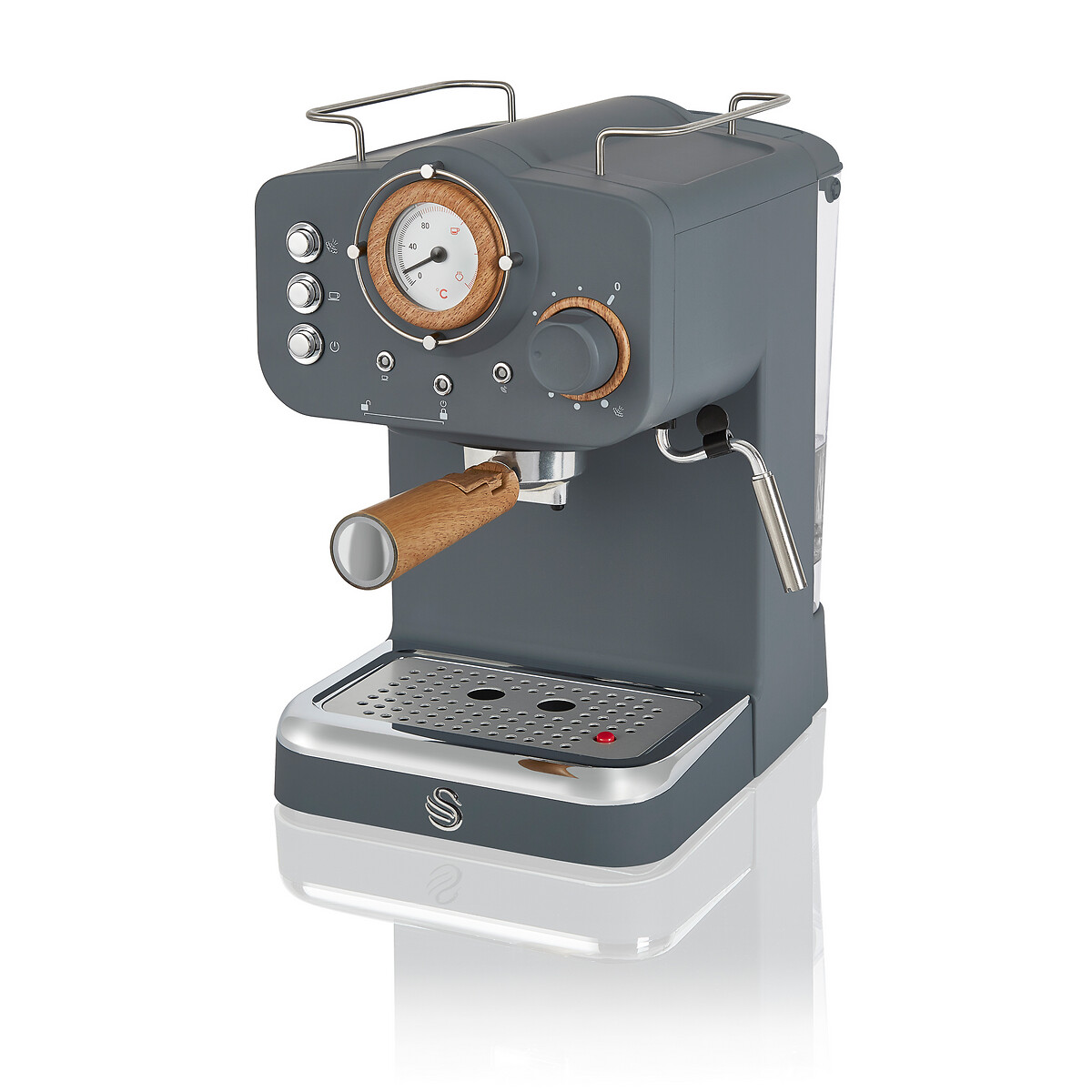 Nordic Pump Espresso Coffee Machine - SK22110 grey, SWAN