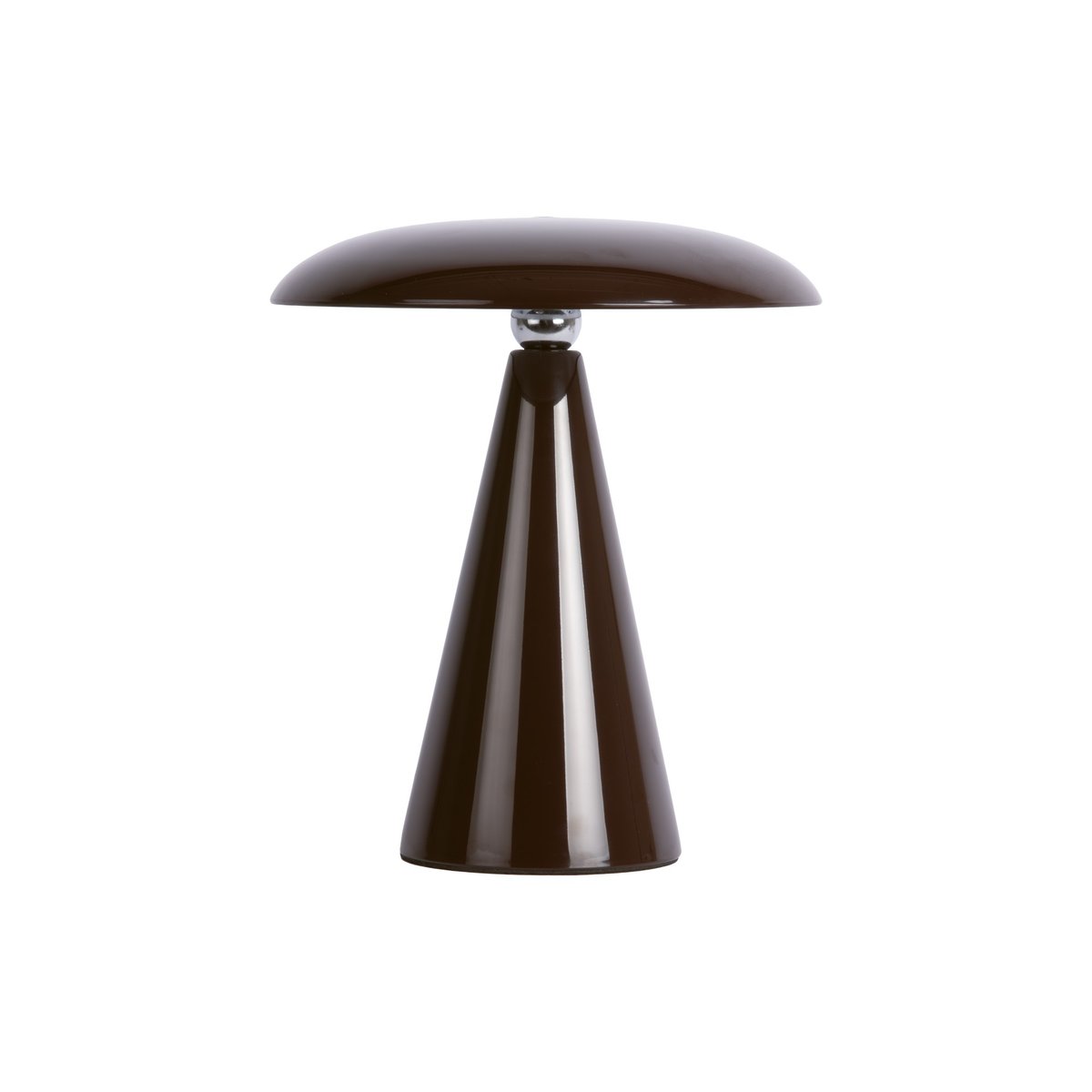 Lampe De Table Mélamine PHOEBE brun foncé, LEITMOTIV