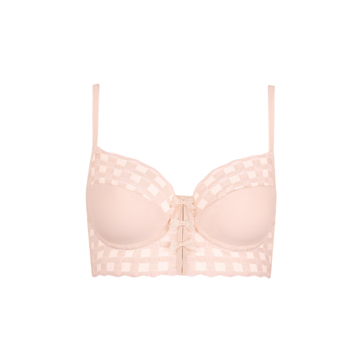 Soutien-gorge bustier armaturé INFINITY rose, LISCA