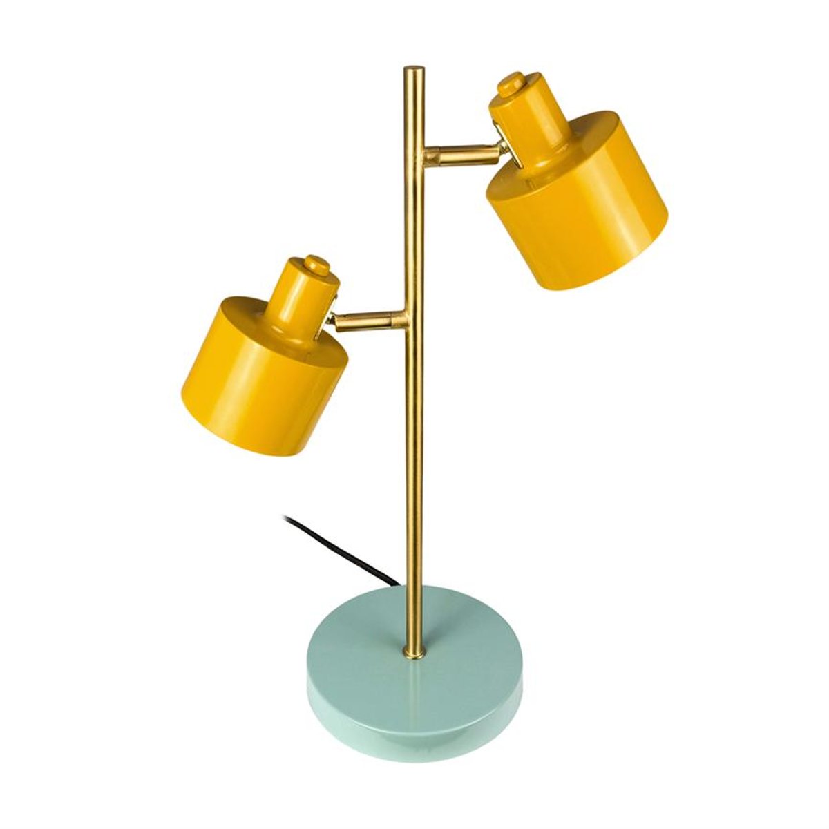 Lampe à poser Ocean en métal coloris curry et turquoise, H 41,7 cm curry / turquoise, DYBERG LARSEN