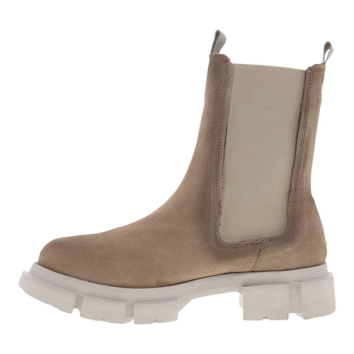 Boots cuir nubuck talon bottier gris, BUGATTI