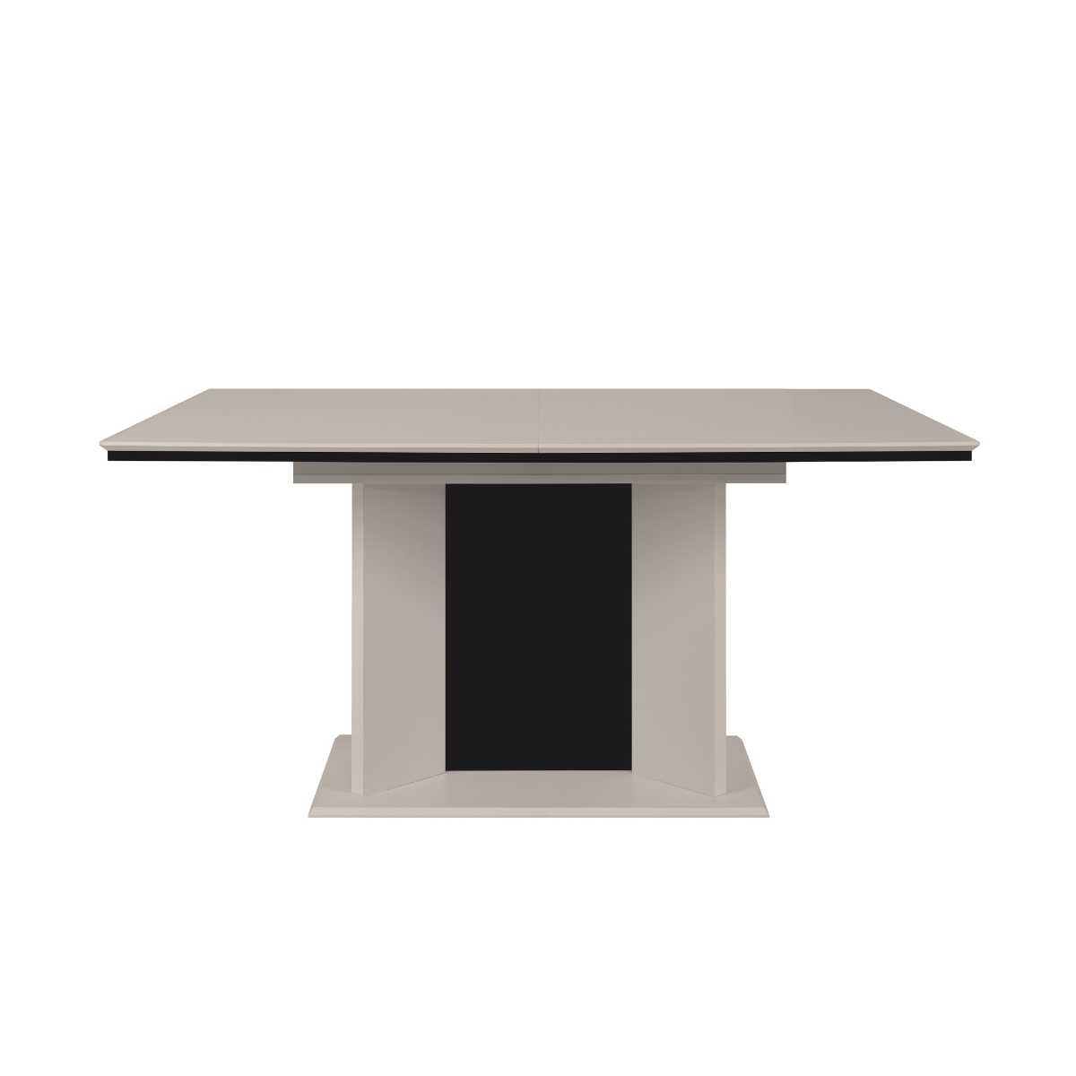 Table extensible auto - NOVARA taupe / noir, CALICOSY