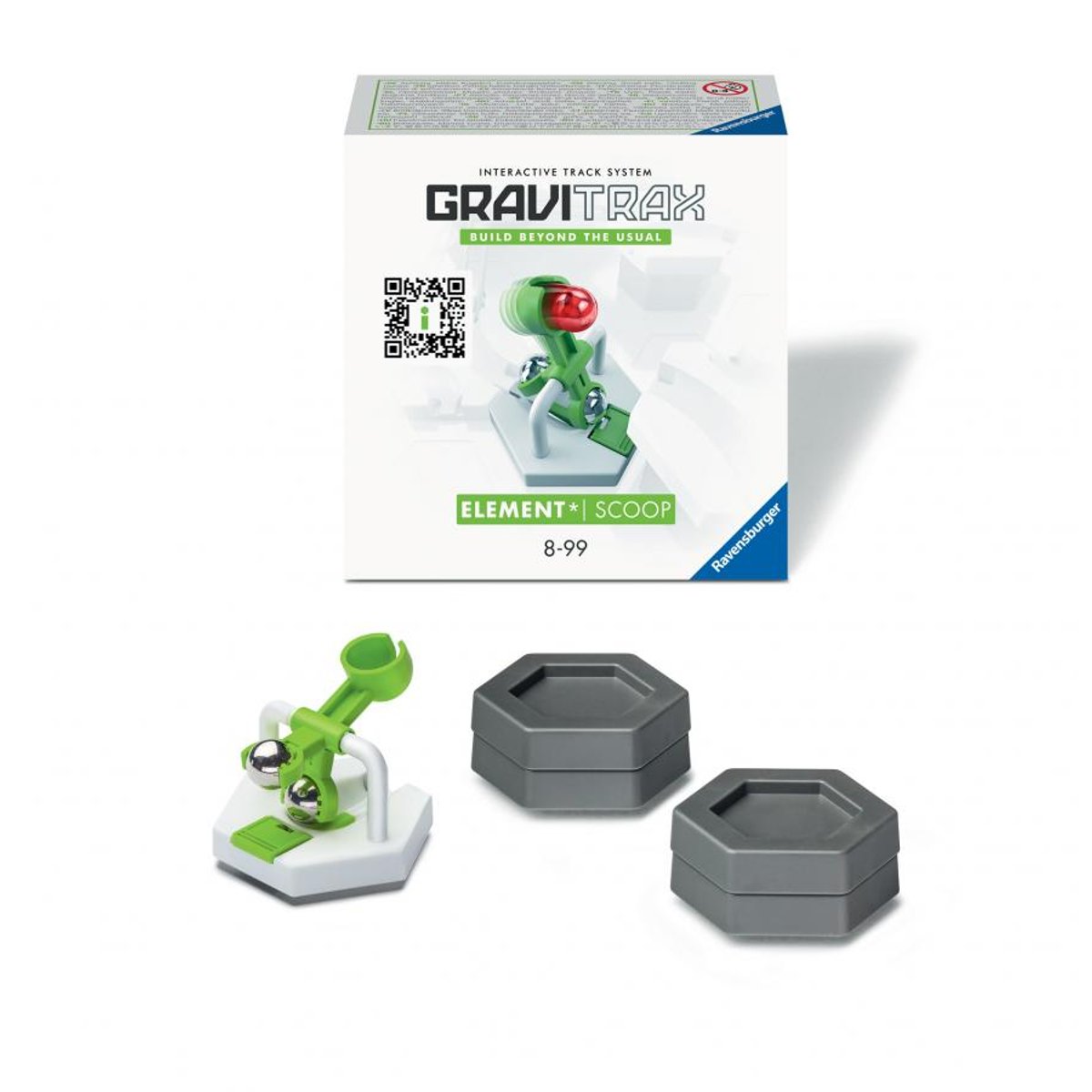 Gravitrax ext Élément scoop couleur unique, RAVENSBURGER