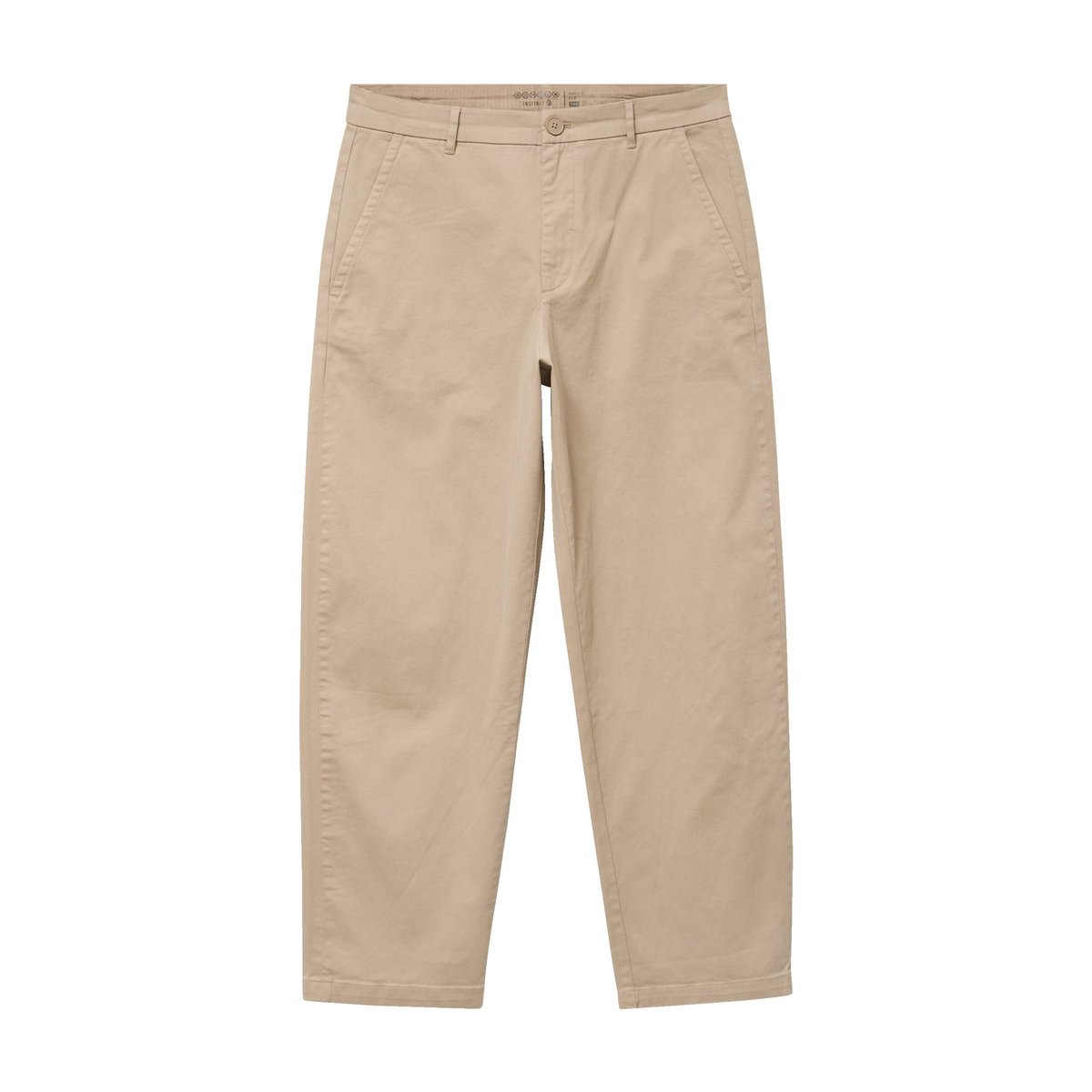 Pantalon coupe large beige, BONOBO