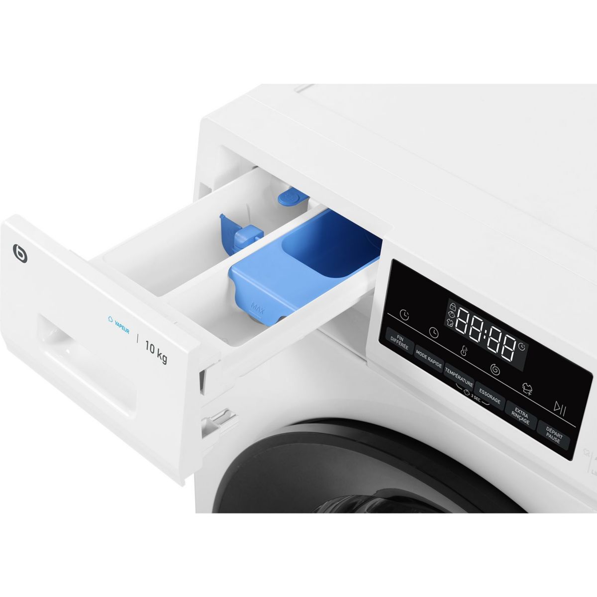 Lave linge hublot ELF1014-6b couleur unique, ESSENTIEL B