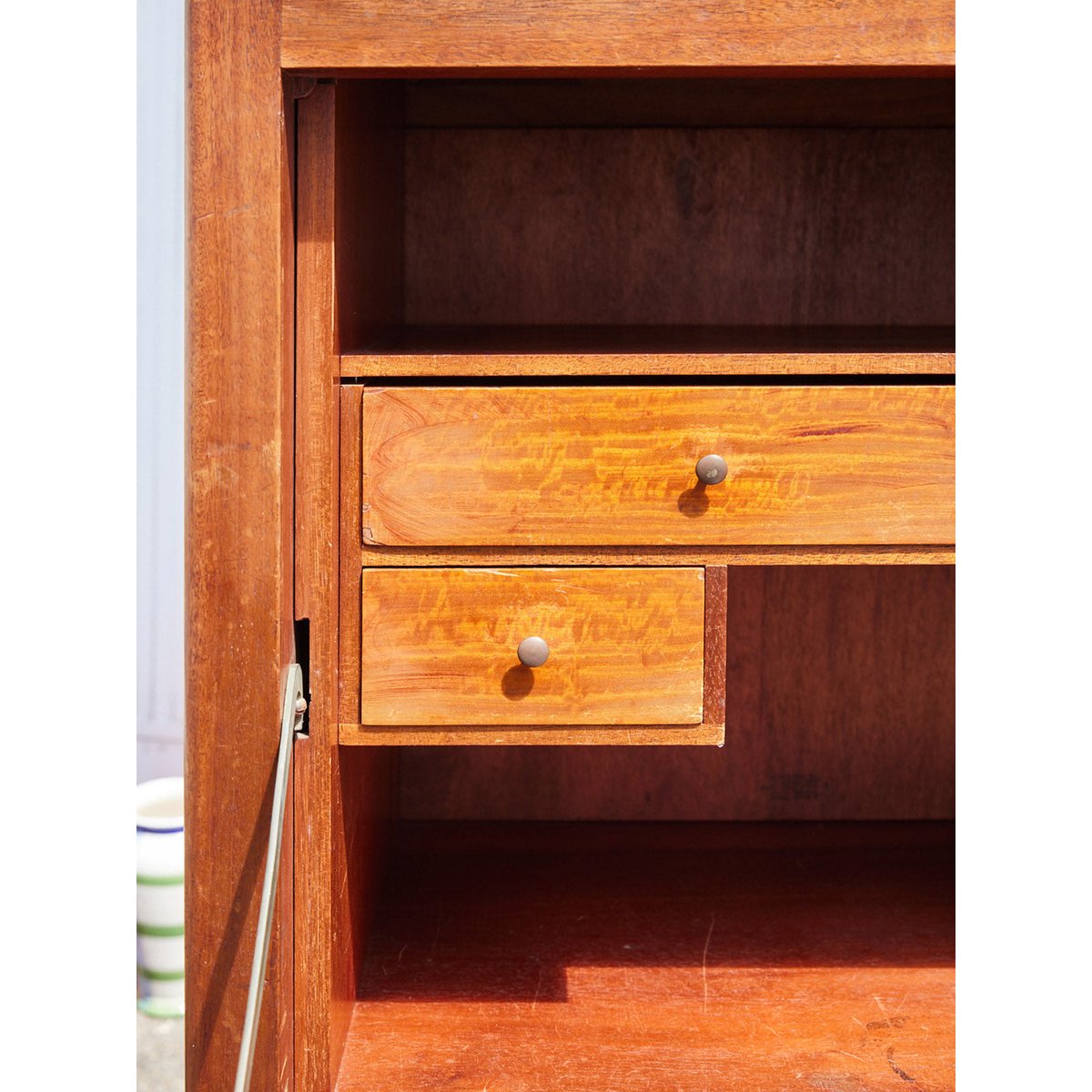 Grand secrétaire en bois Honoré N°204 - Bon état bois foncé, DEBONGOUT