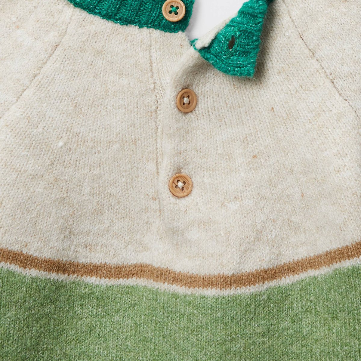 Pull jacquard imprimé euphorbe, BOUT'CHOU