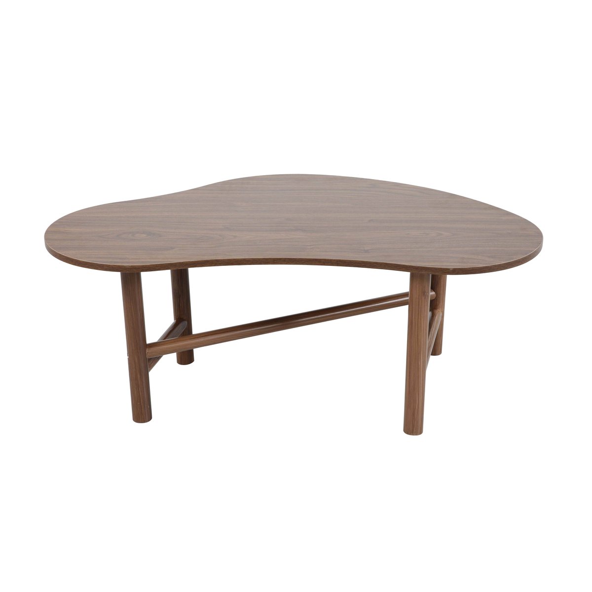 Table basse en MDF décor mélaminé, SPENCER marron, OVIALA