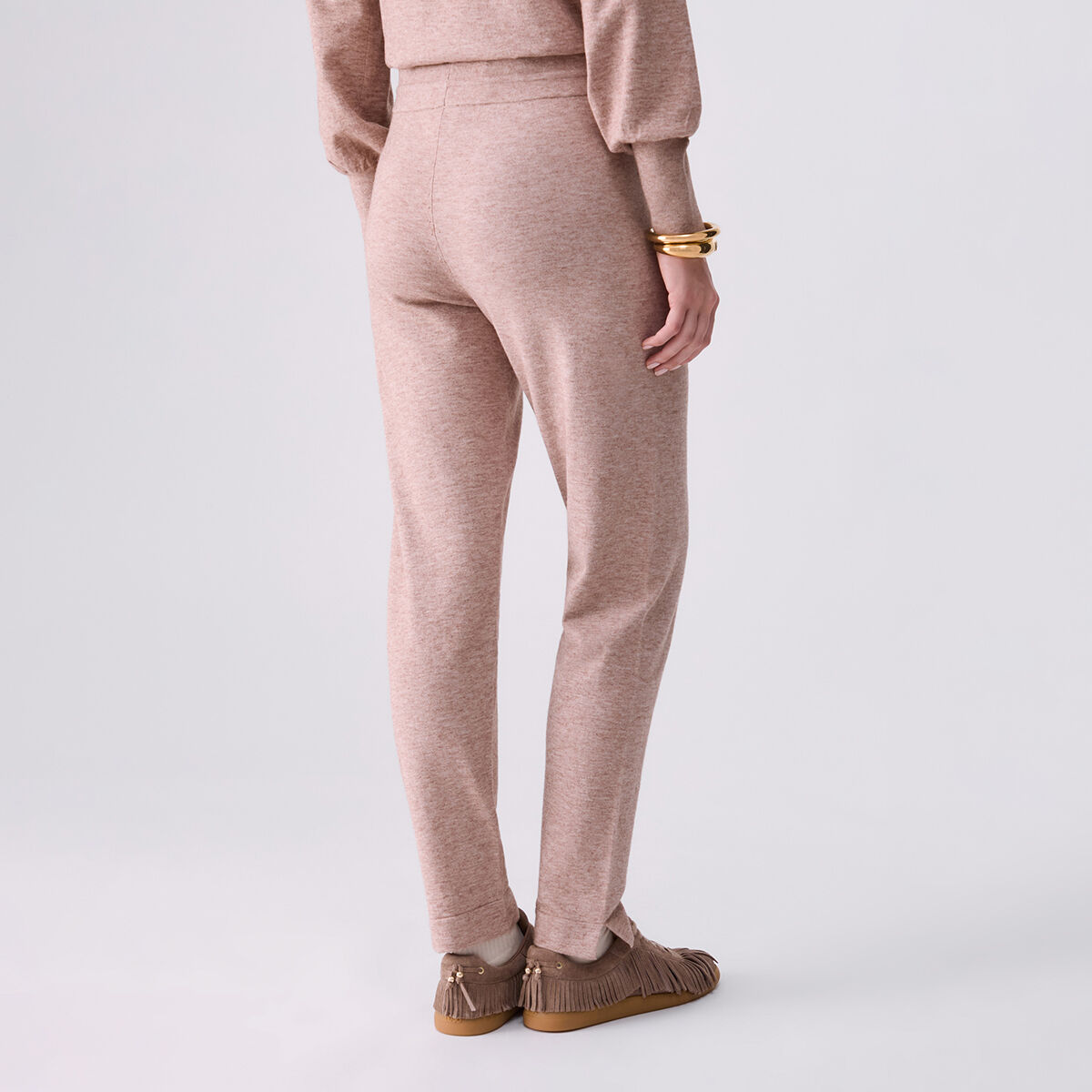 Pantalon en maille beige, LIU JO