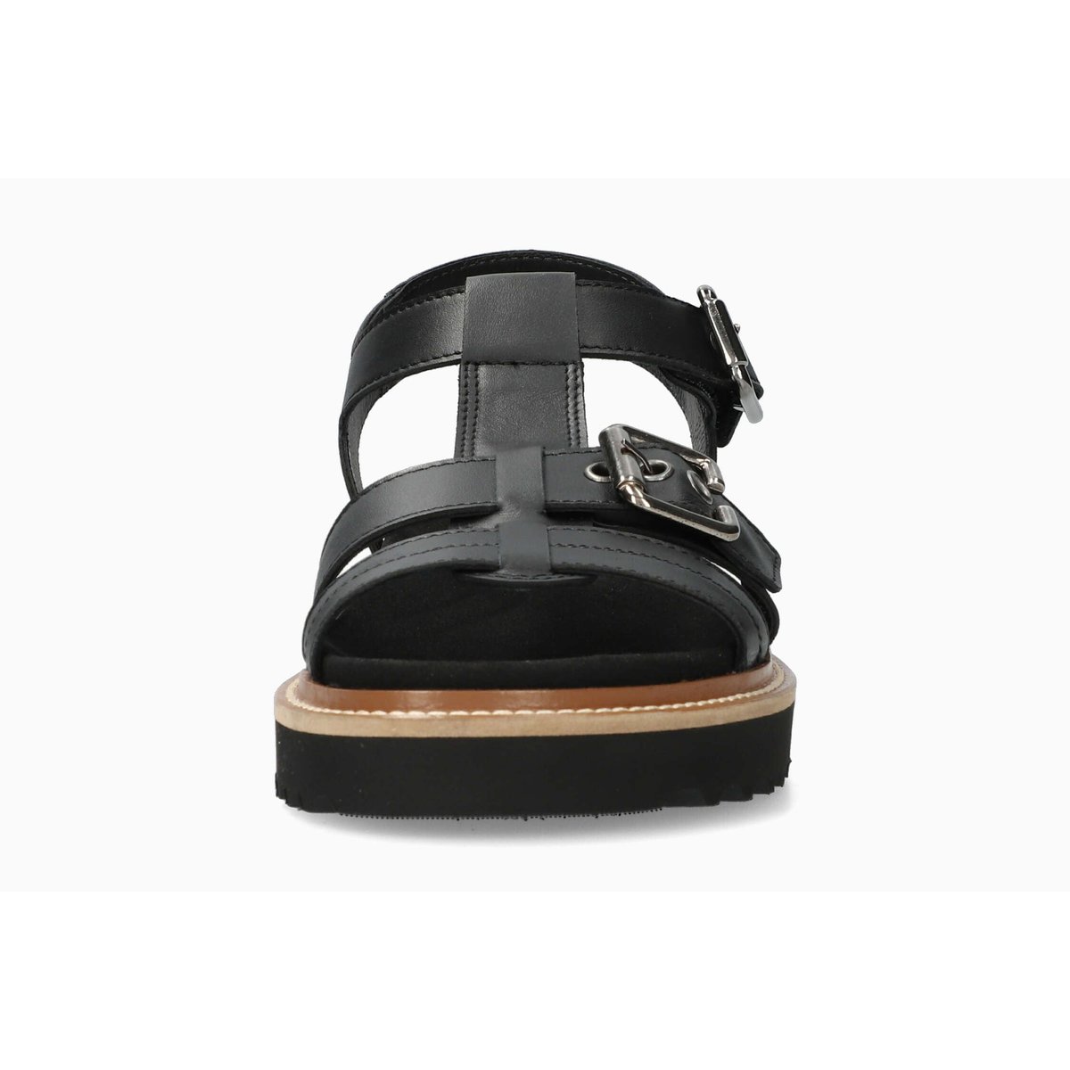 Sandales en cuir VALNY noir p5147359, MEPHISTO