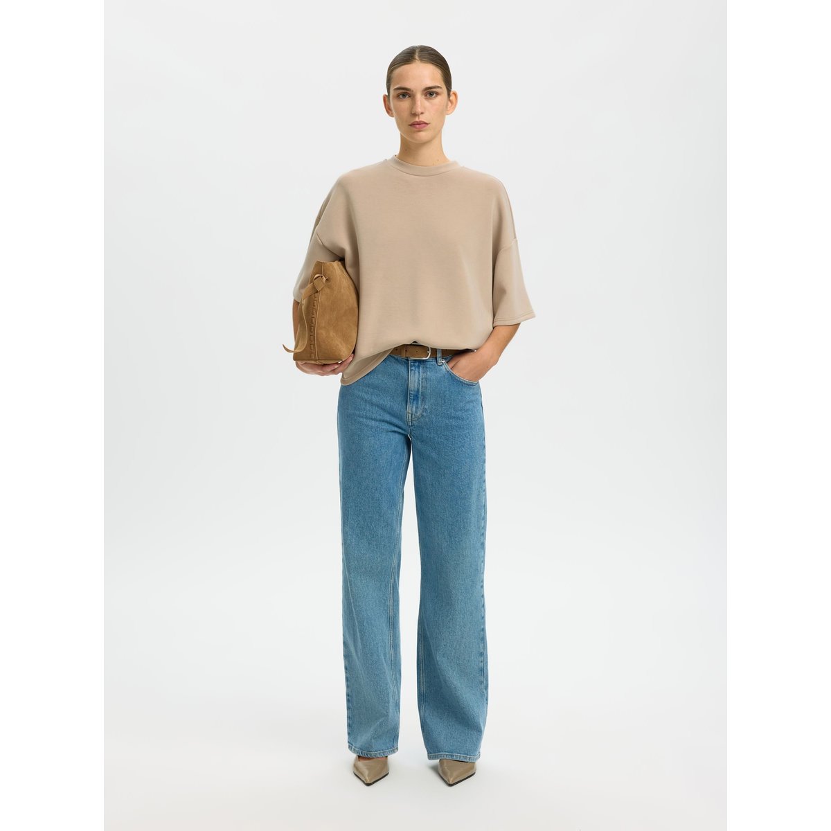 T-Shirt pure cashmere, SELECTED