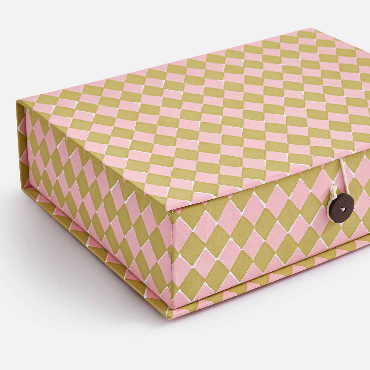 Lote de 3 cajas nido de almacenaje, de cartón, MIRIETTE estampado multicolor, LA REDOUTE INTERIEURS