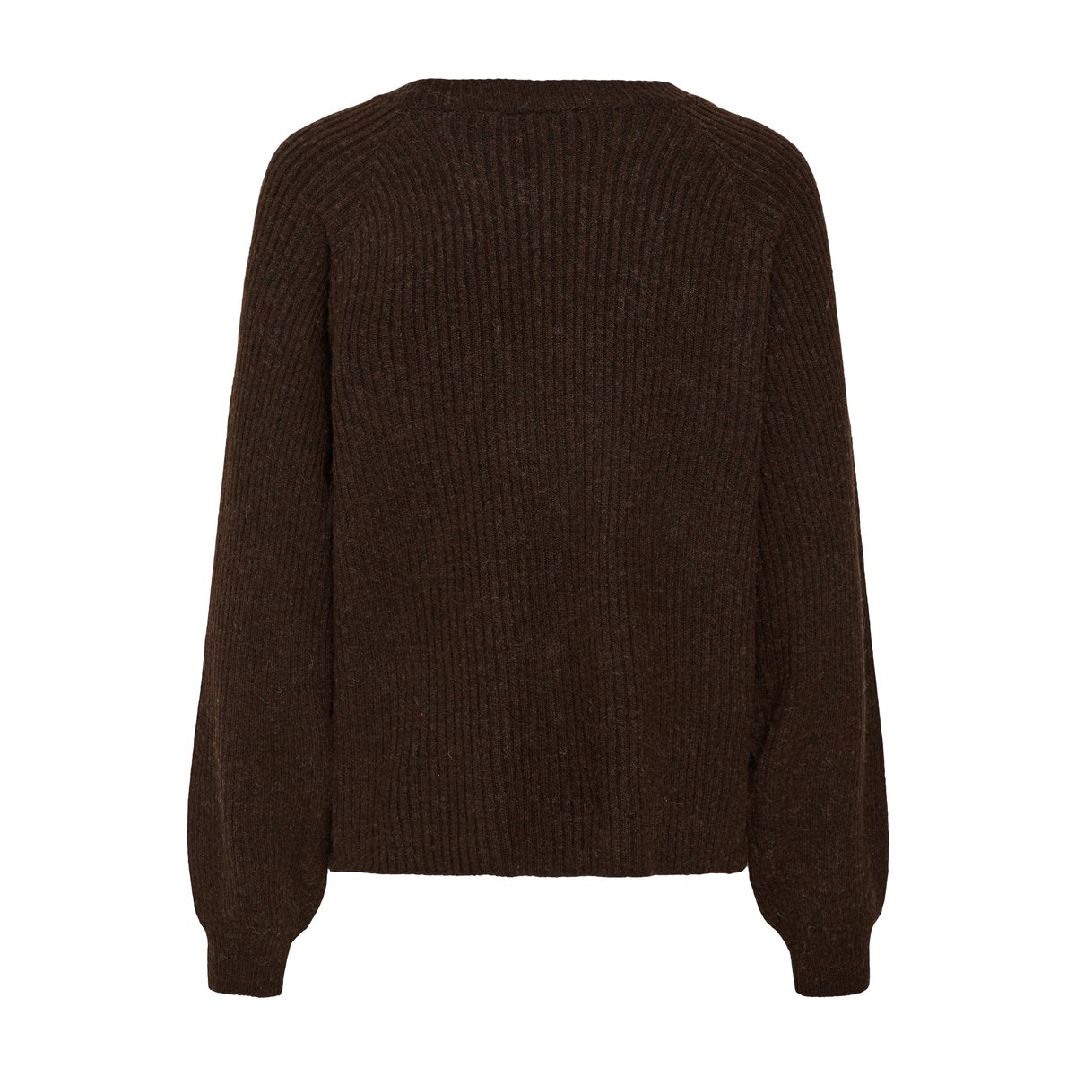 Pullover tricoté marron java, CREAM
