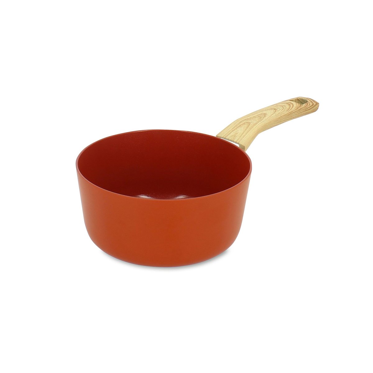 Casserole 16cm en aluminium recyclé, COLORAMA brique, MENASTYL