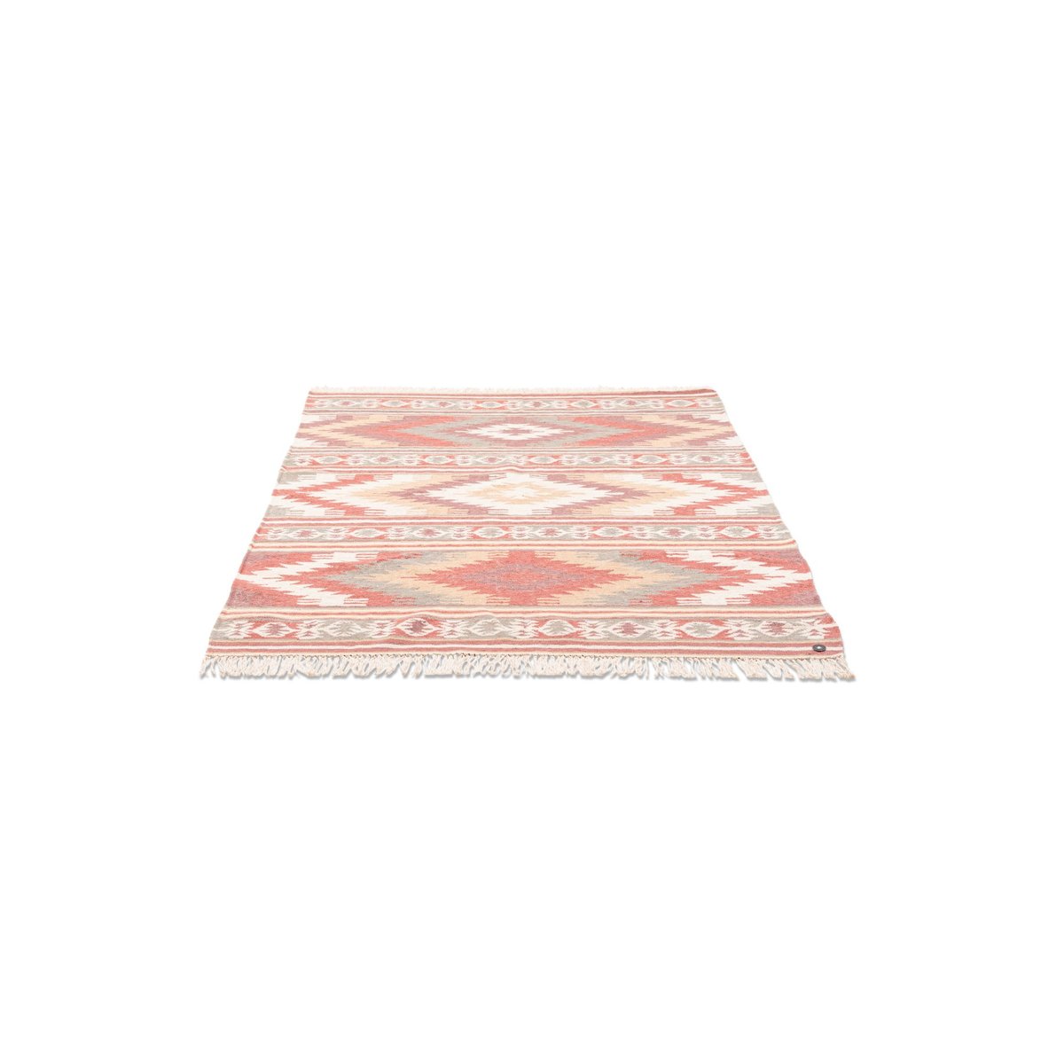 Tapis salon tissé main réversible - VINTAGE rouge, TOM TAILOR