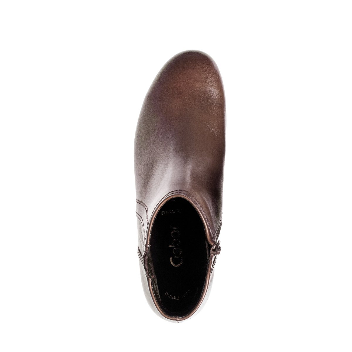 Bottines en cuir à talon décroché block sattel, GABOR