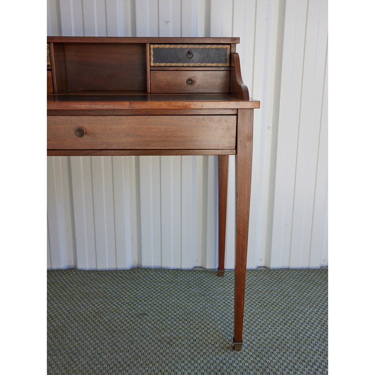 Bureau ancien en bois Edouard N°1082 - Bon état bois clair, DEBONGOUT