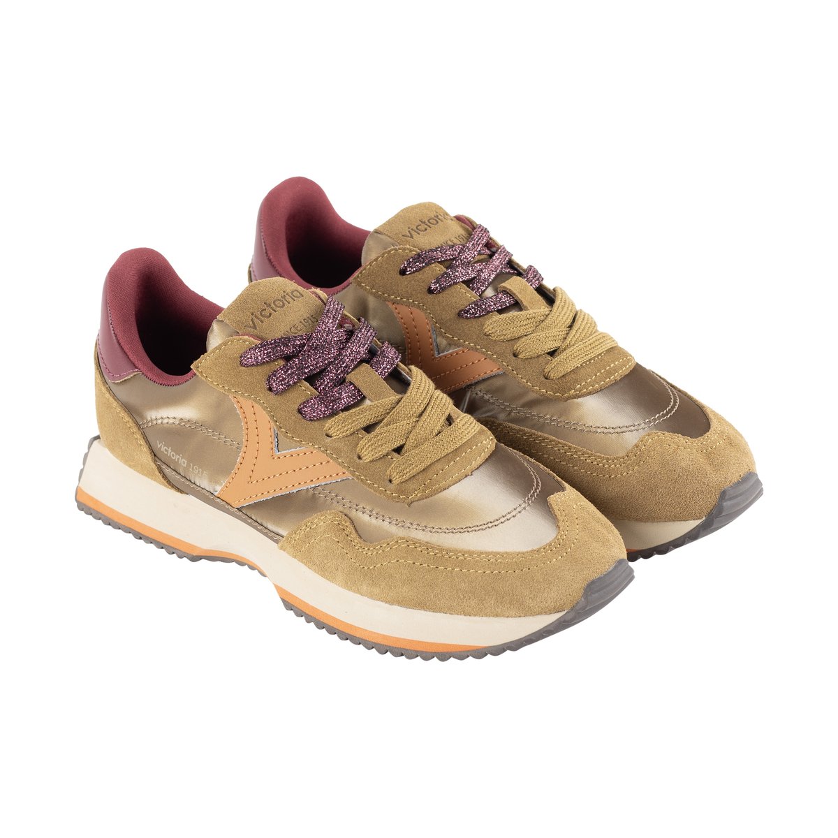 Basket Basse Cuir olive, VICTORIA