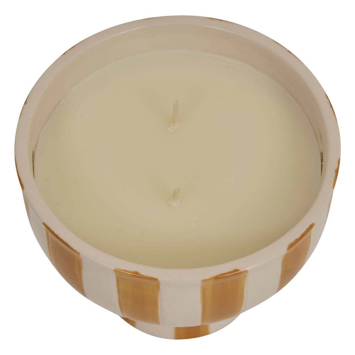 Bougie parfumée Chéri 310g pot céramique CHERI jaune, ATMOSPHERA
