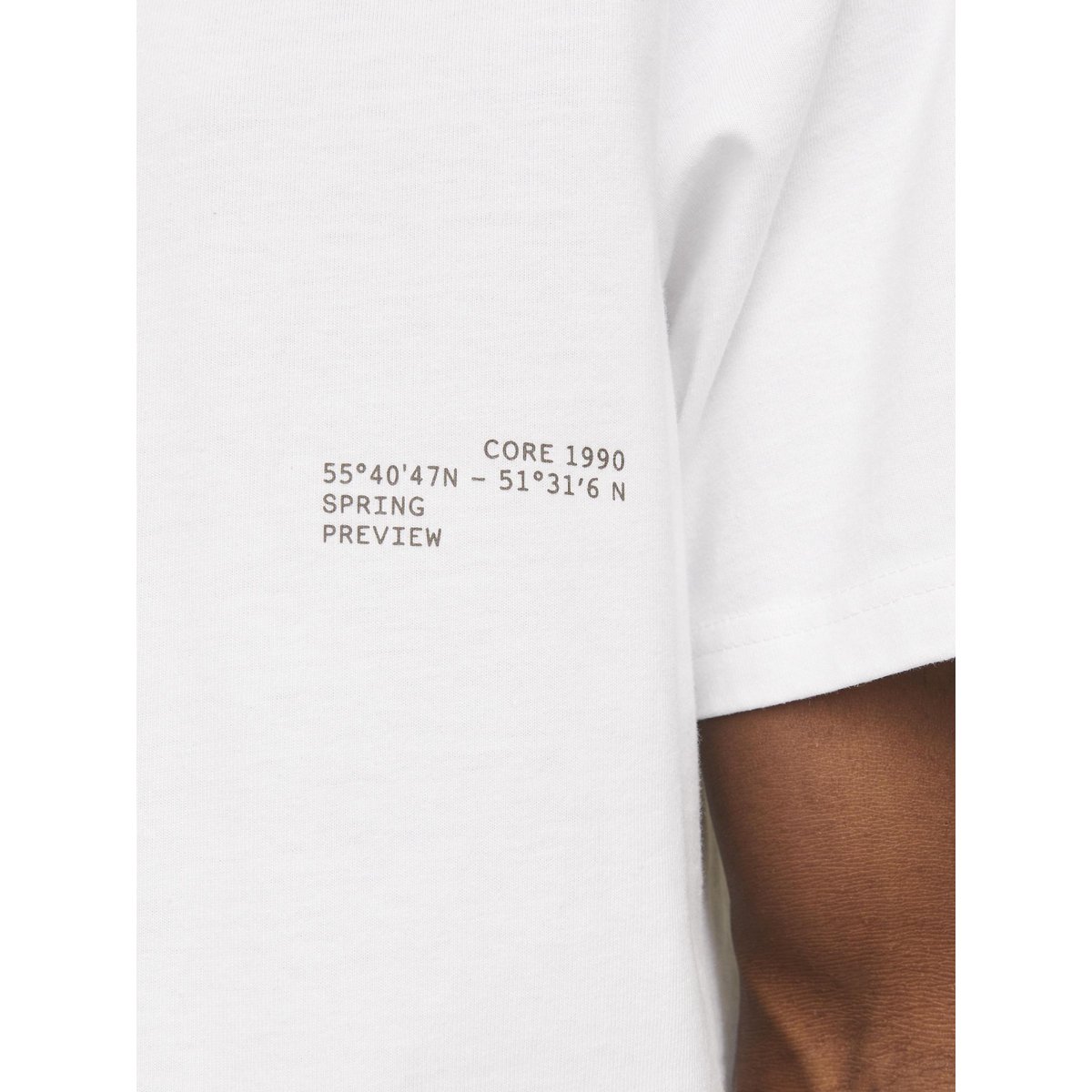 T-Shirt bright white, JACK & JONES
