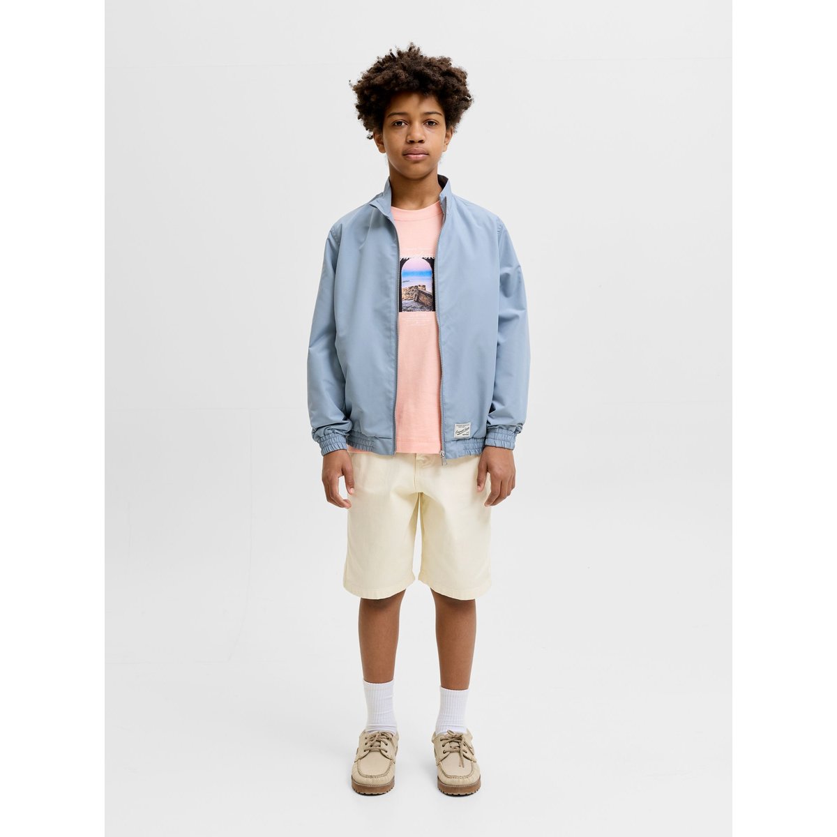 T-Shirt peach melba, JACK & JONES JUNIOR