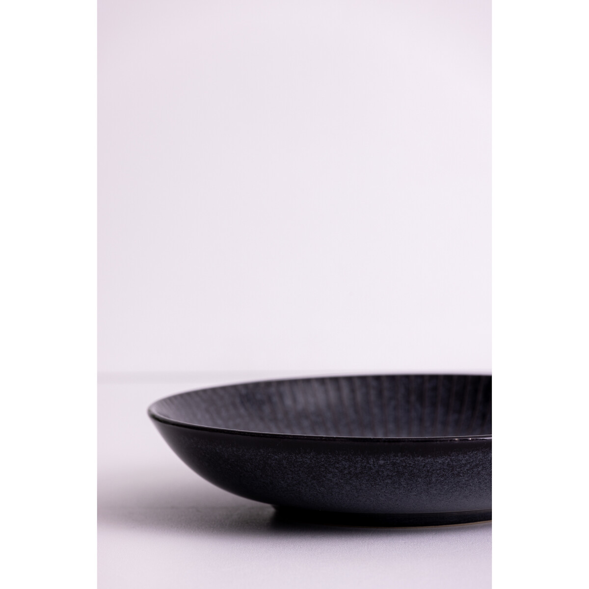 Set of 4 Reactive Linear Pasta Bowls black, MASON CASH