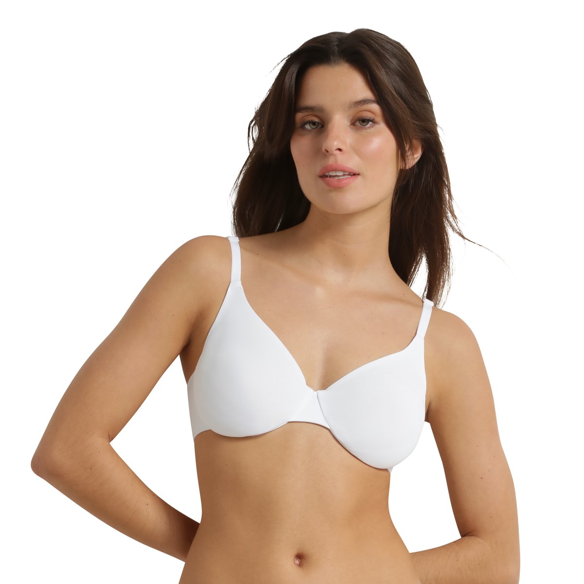 Soutien-gorge emboitant avec armatures Invisibility For Curves blanc, DIM