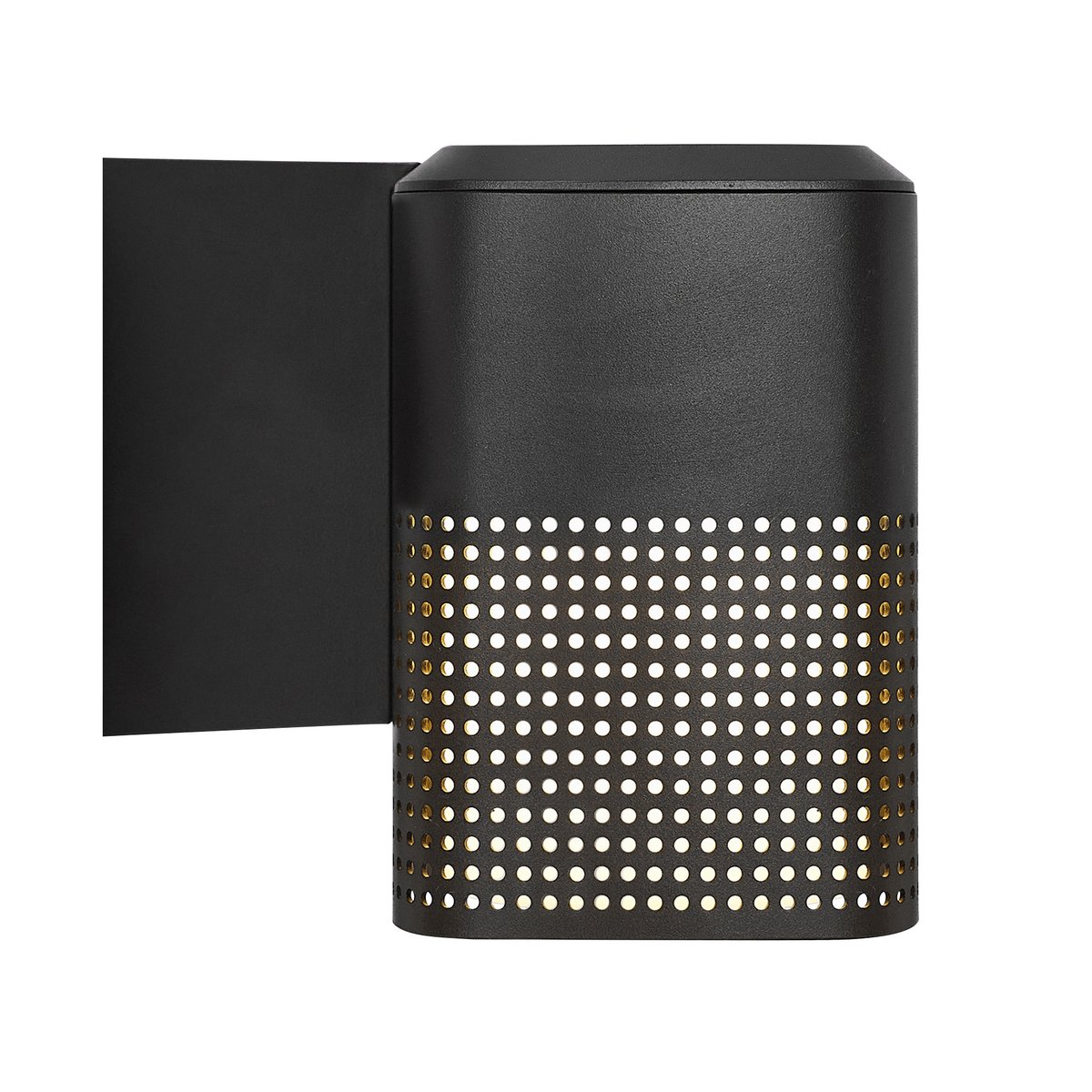 Applique murale extérieure déco adapté aux zones côtières en aluminium, SIDARA noir, NORDLUX