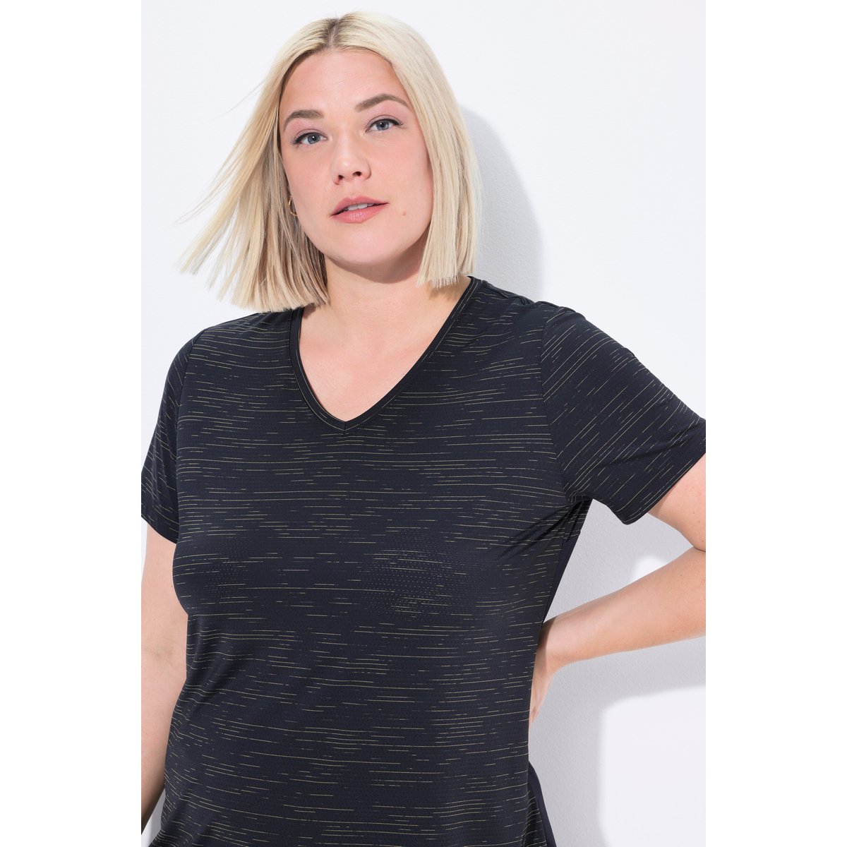 T-shirt technique noir, ULLA POPKEN