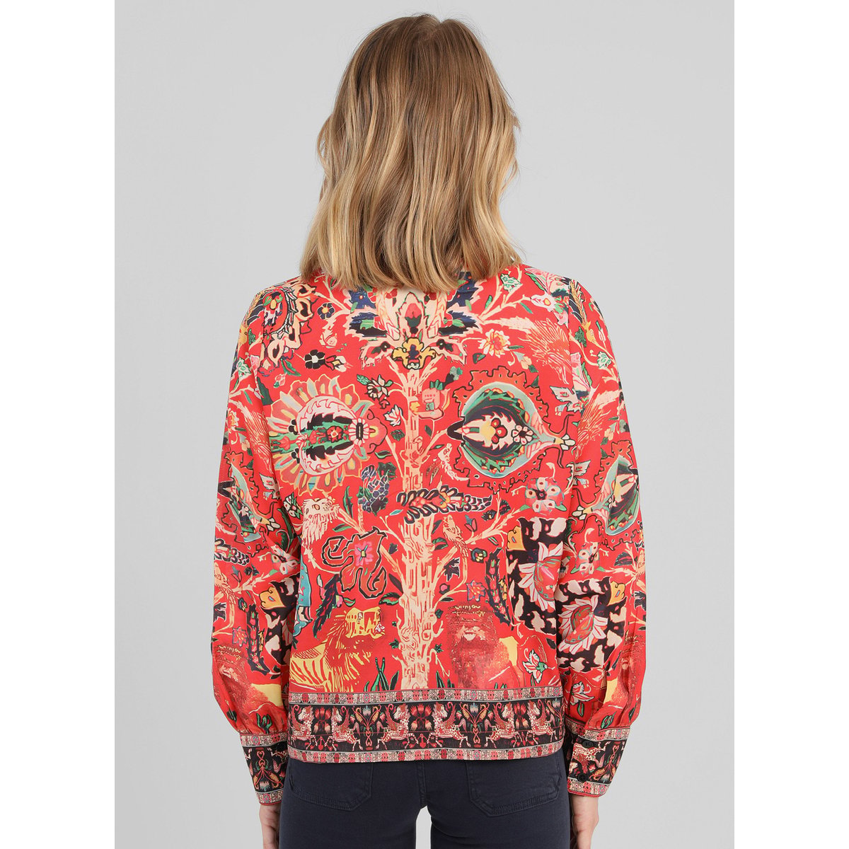 Chemise SARINA aubussy rouge, AN'GE