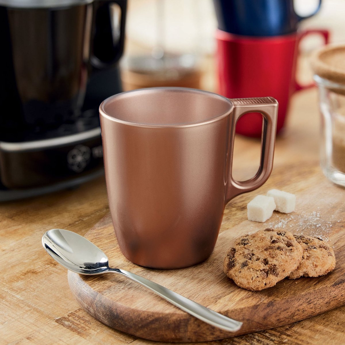 6 mugs 25 cl Latte -FLASHY marron, LUMINARC