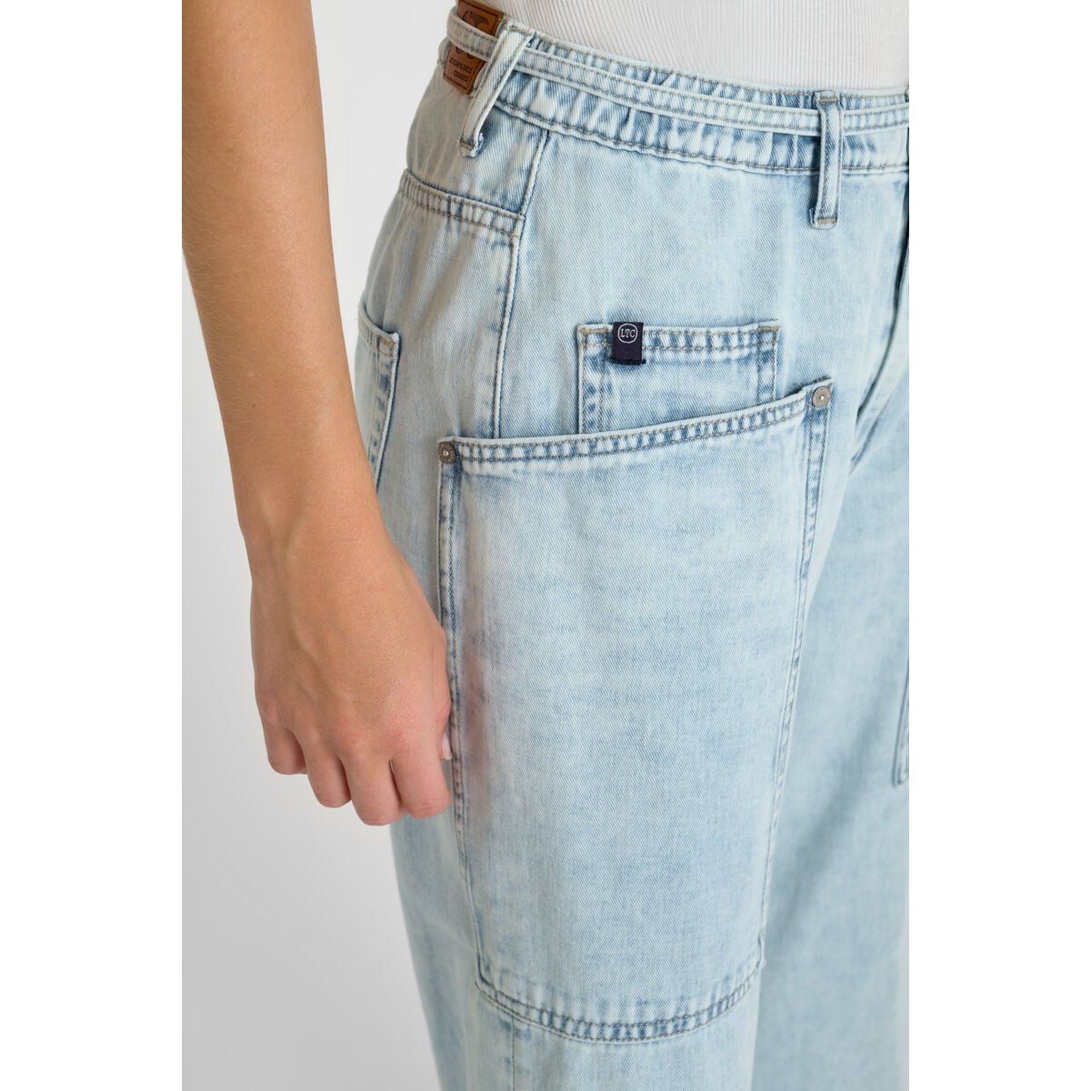 Jeans droite AURORA, longueur 34 blue, LE TEMPS DES CERISES