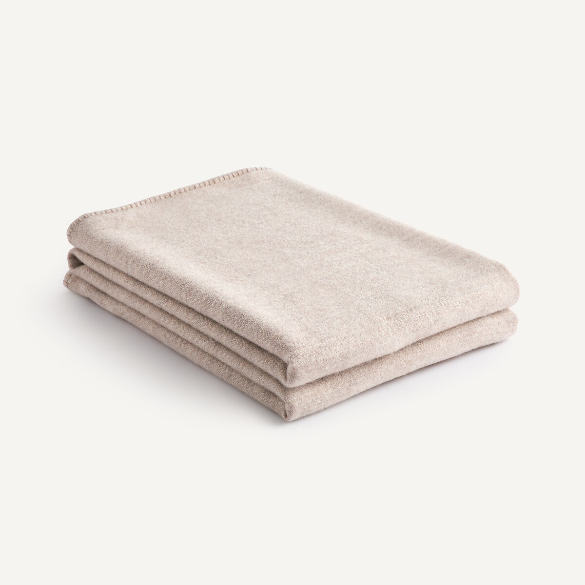 Plaid en pure laine duveteuse, CUSCO beige, AM.PM