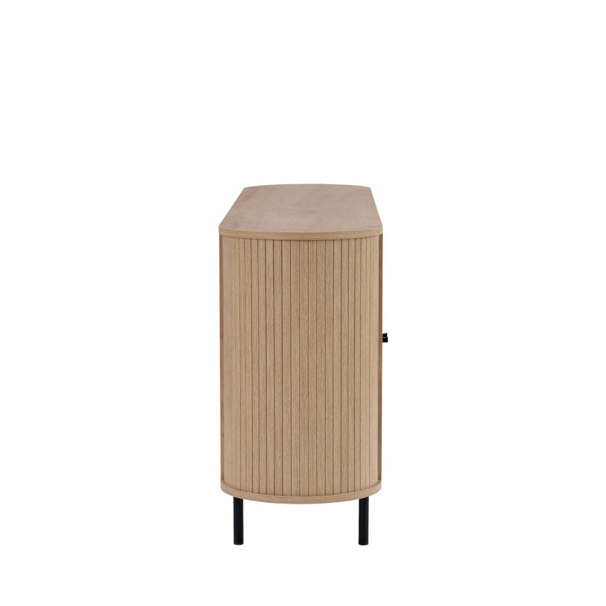 Buffet 4 portes aux bords arrondis en bois L180cm- PAZAR bois clair, DRAWER