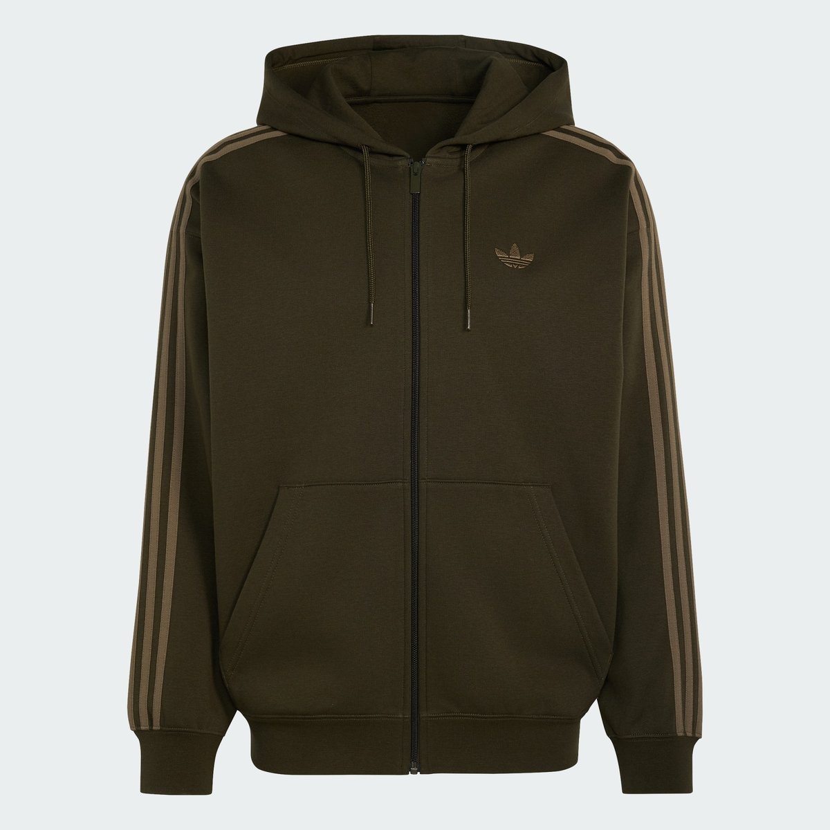 Veste À Capuche Zip Intégral Oversize Adidas Adicolor Veste À Capuche Zip Intégral Oversize Adidas Adicolor night cargo, adidas Originals