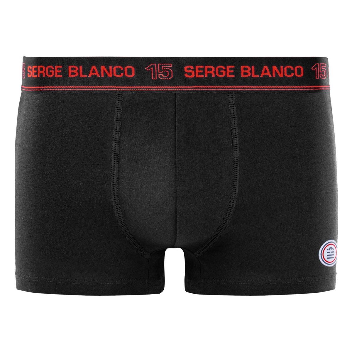Lot De 4 Boxers Coton noir/bleu/rouge/orange/jaune, SERGE BLANCO