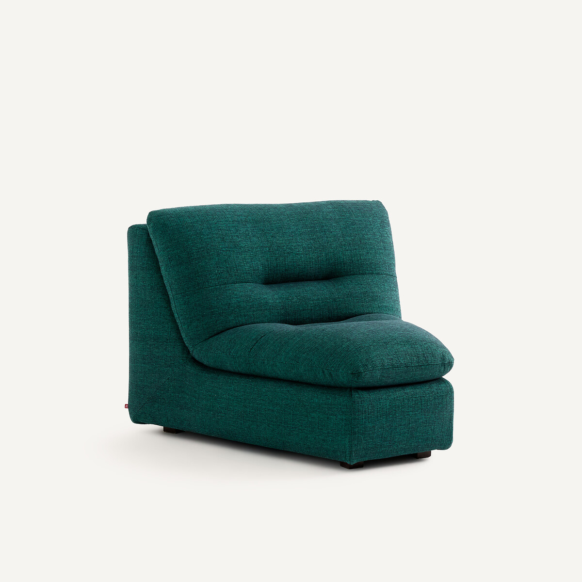 Modulares Ecksofa aus meliertem Stoff, GIULIANO dunkelgrün, AM.PM
