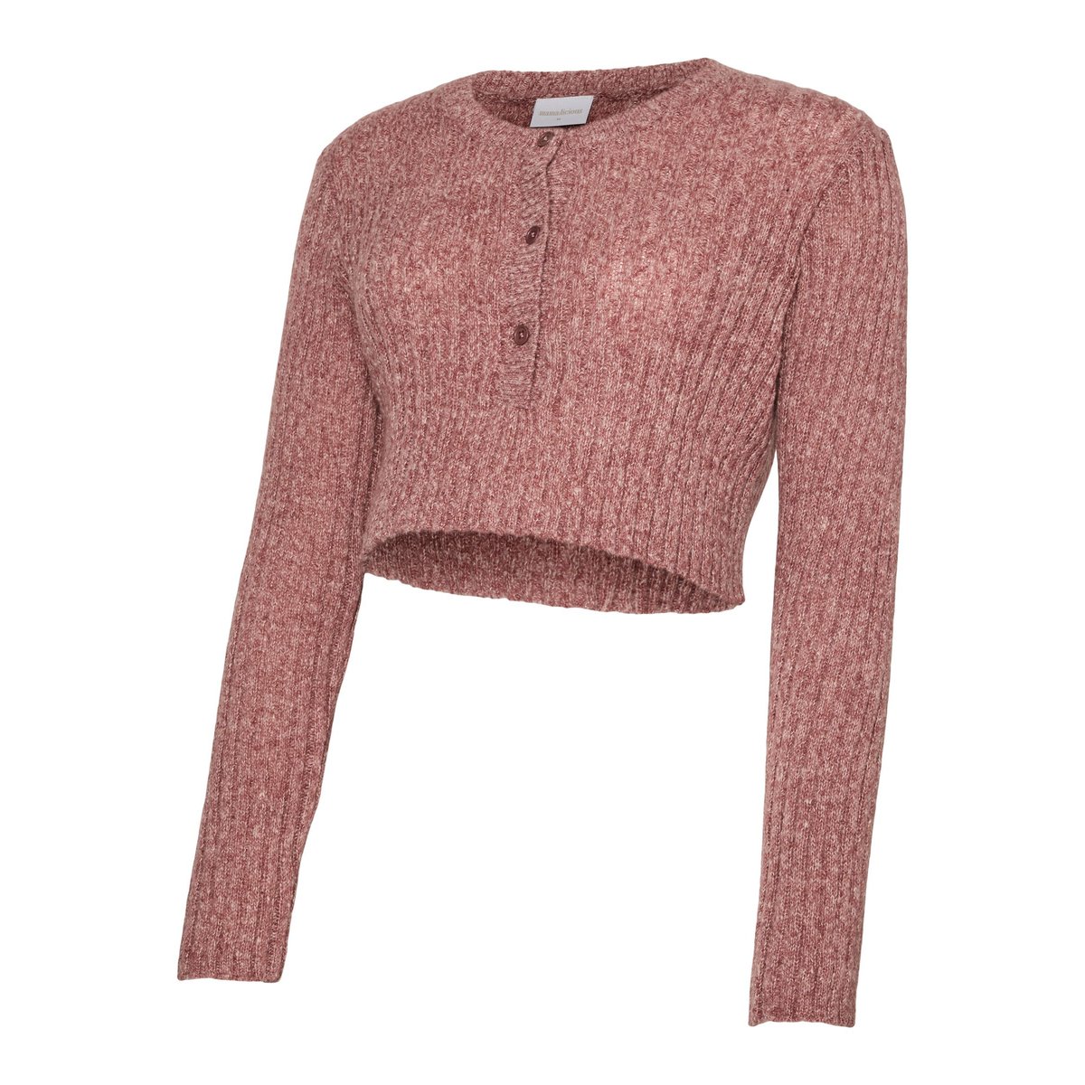 Pull En Maille rose taupe, MAMA LICIOUS