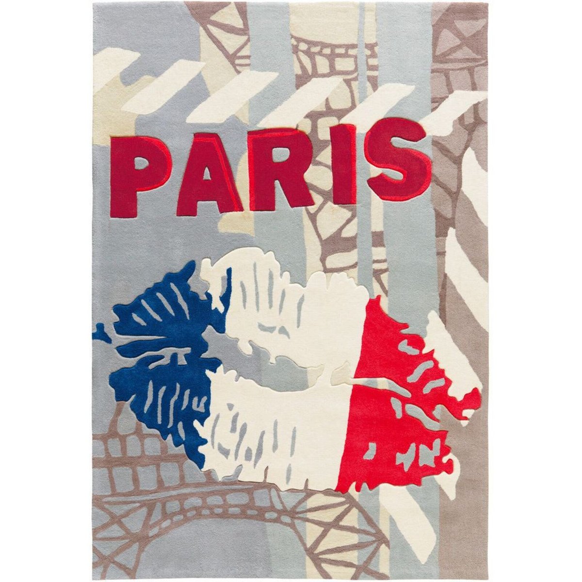 Tapis tissé rectangulaire, Joy multicolore, ARTE ESPINA