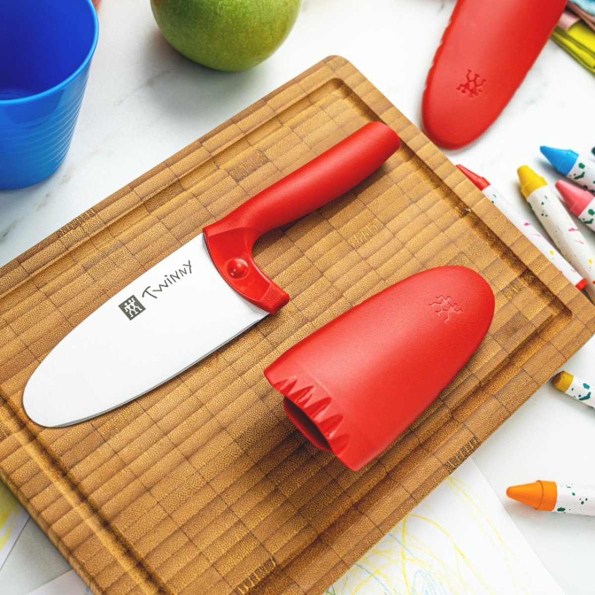 ZWILLING TWINNY Couteau de chef 10 cm, rouge rouge, ZWILLING