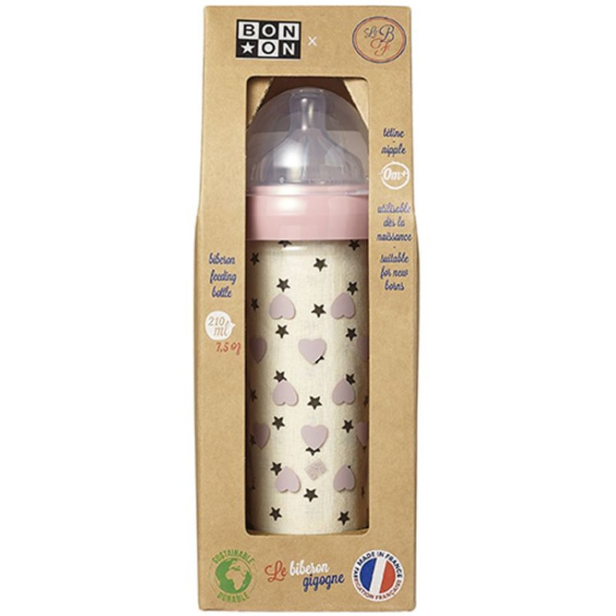 Biberon anti colique rose, LE BIBERON FRANCAIS