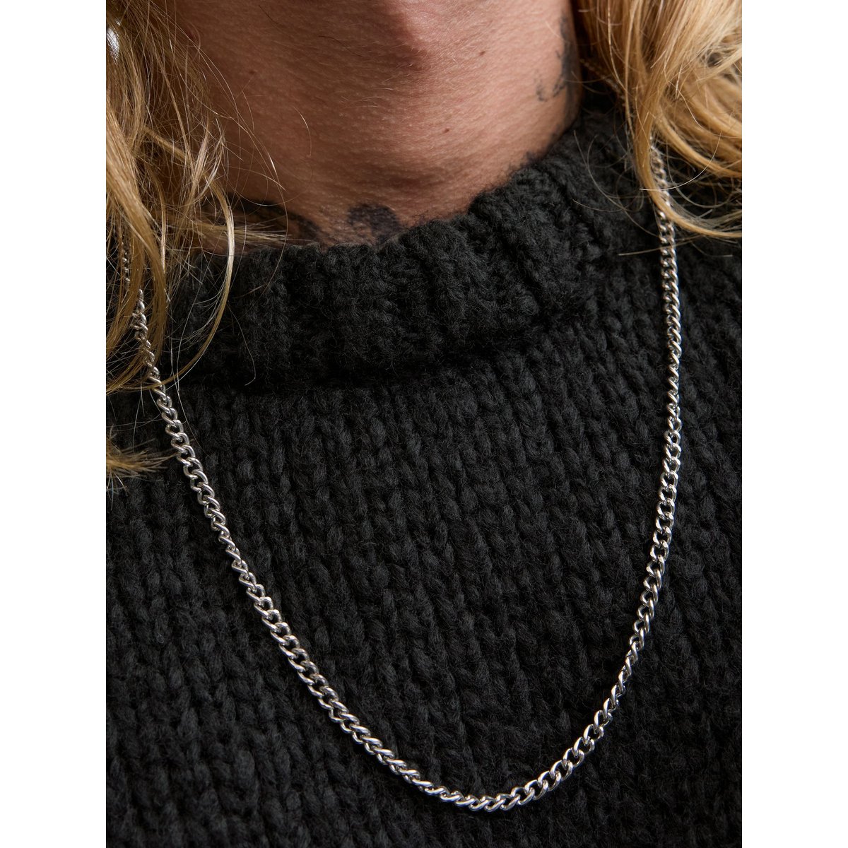 Pull En Maille noire - black, JACK & JONES