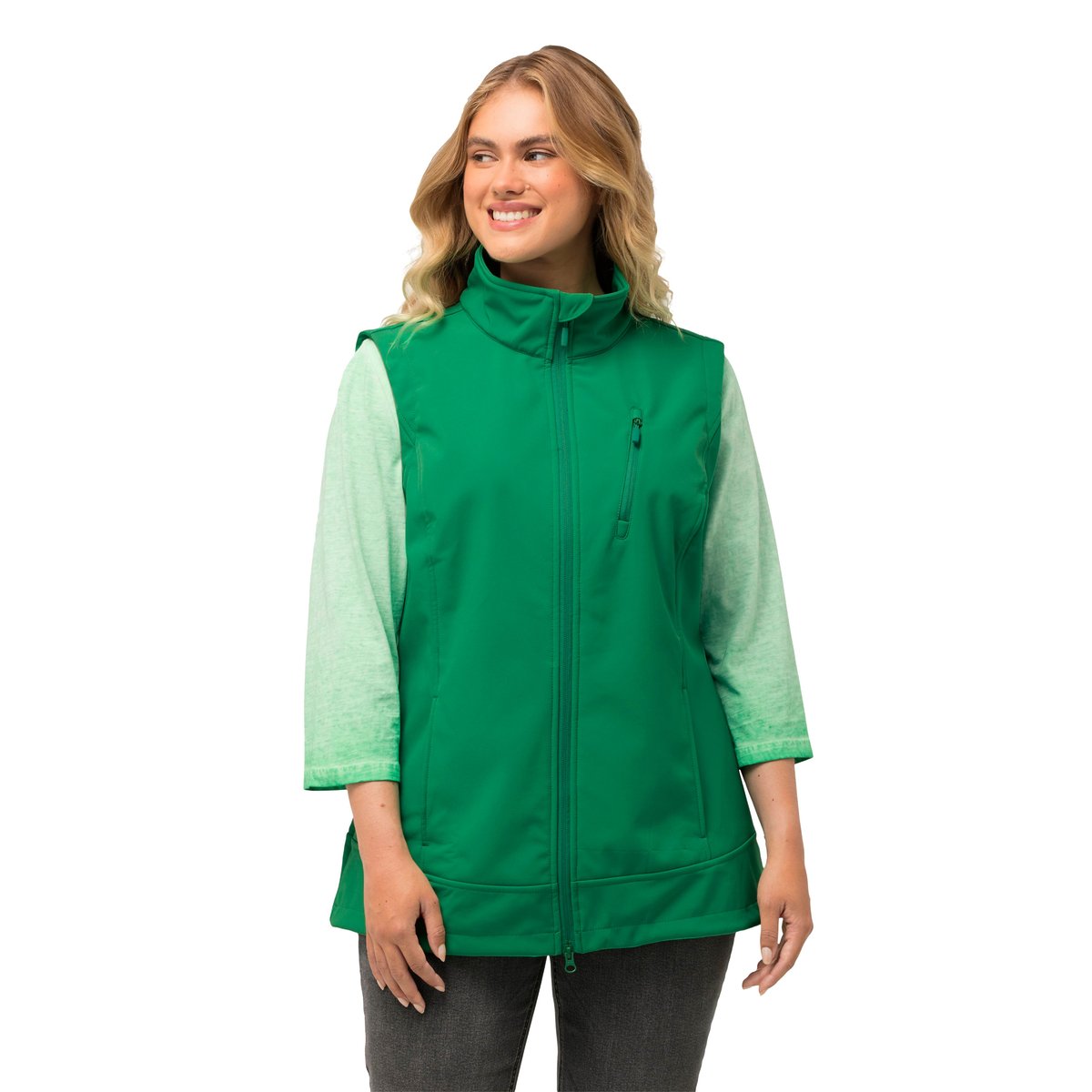 Veste Softshell vert émeraude, ULLA POPKEN