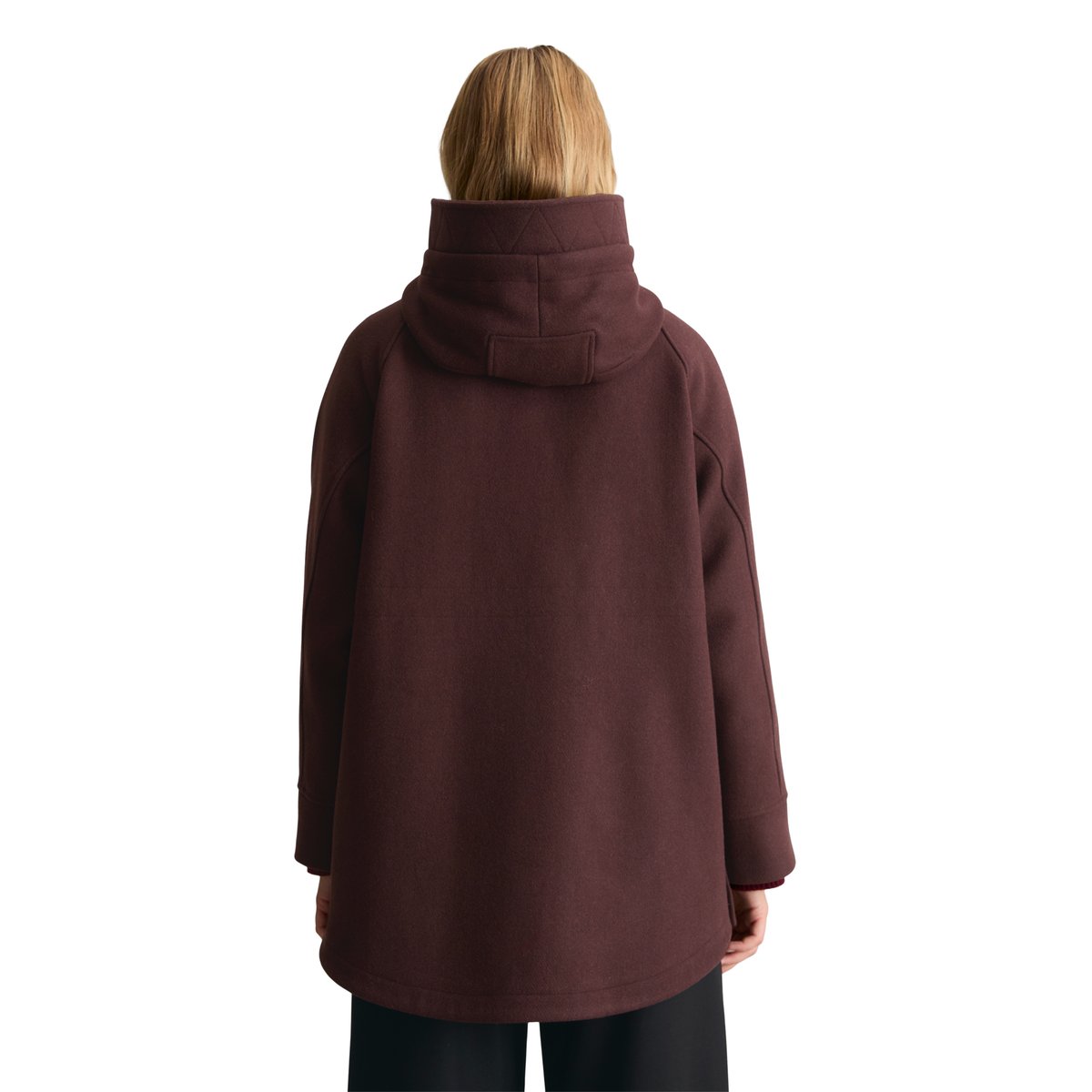 Parka en laine, coupe classique en mélange de laine marron, MARC O’POLO DENIM