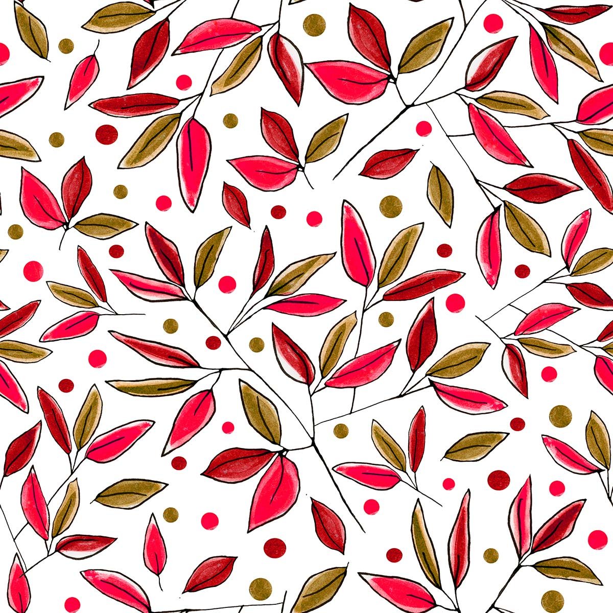 Papier peint tilleul prune intissé, HEXOA