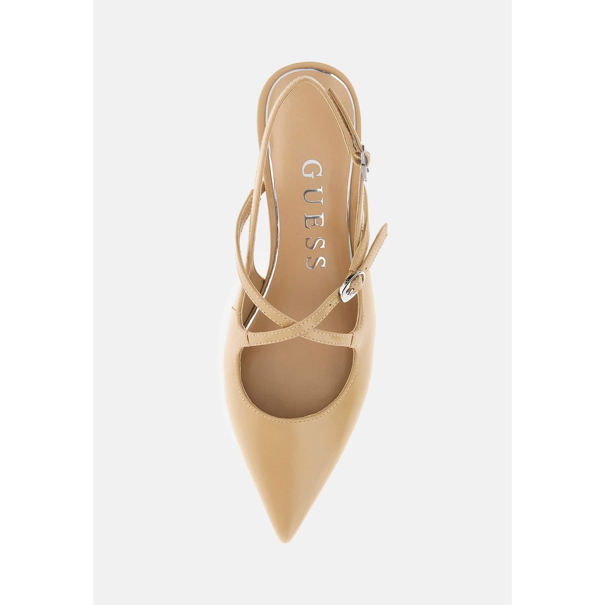 Sandales À Bride En Cuir Yasira rose, GUESS