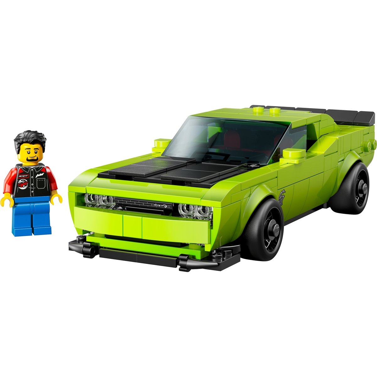 Voiture de sport Dodge Challenger SRT Hellcat vert, LEGO