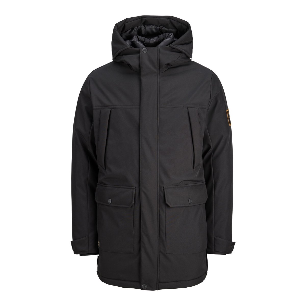 Parka black 1, JACK & JONES